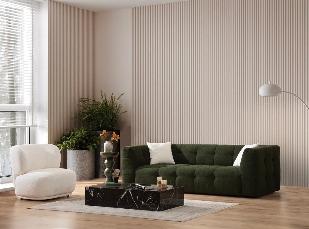 Sofá de 3 Lugares Cady – Verde – 235x100x72 cm