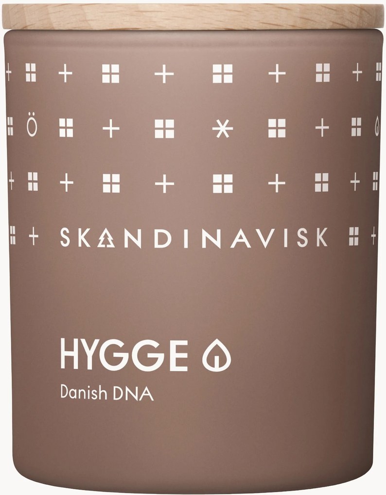 Vela perfumada mini Hygge (chá preto, folhas de hortelã, maçãs secas, canela)