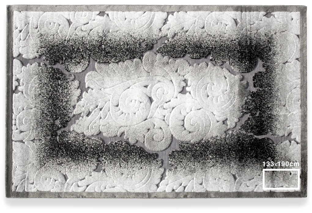 Tapete Feshane Cinza 133X190cm