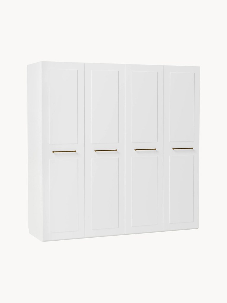 Roupeiro modular com portas articuladas Charlotte, L 200 cm, vários tamanhos