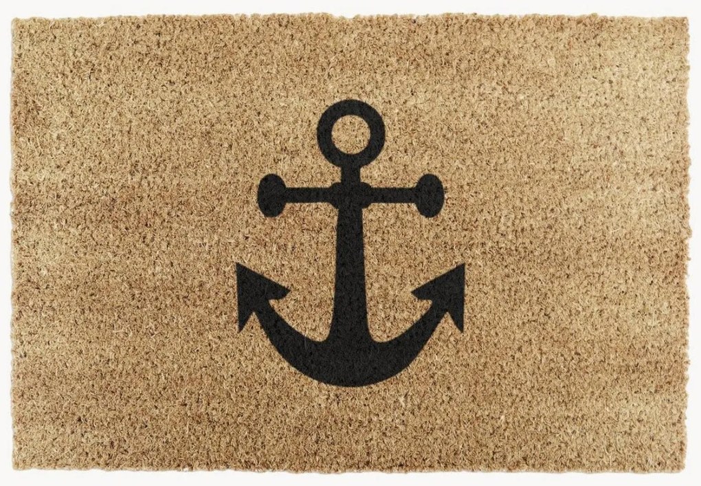 Tapete de entrada em coco Anchor