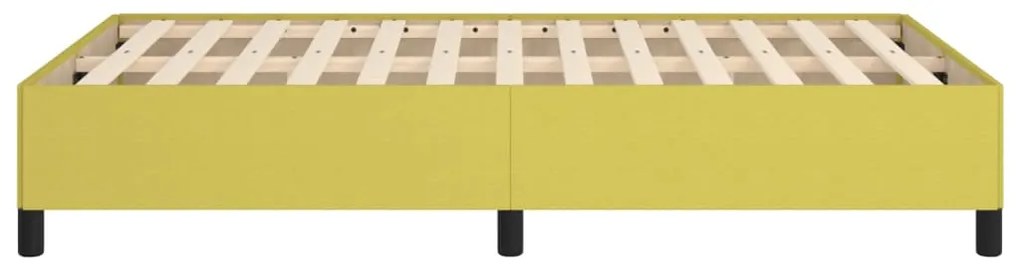 Estrutura de cama sem colchão 120x200 cm tecido verde