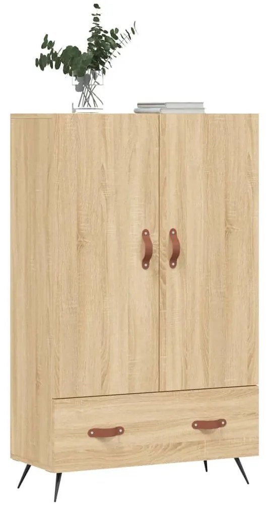 Armário alto derivados de madeira 69,5x31x115cm carvalho sonoma