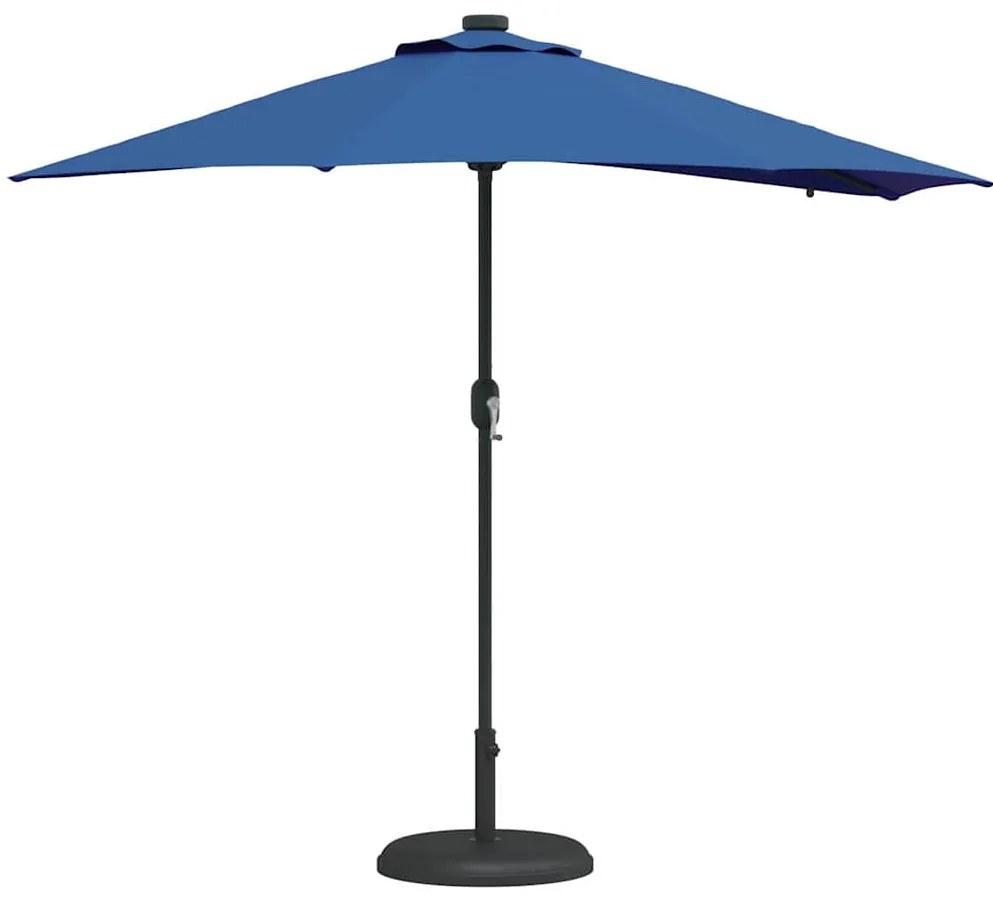 Guarda-sol de Jardim Azul 294 x 150 x 223 cm tecido