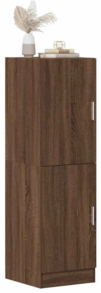 vidaXL Armário de cozinha 38x41,5x131,5 cm madeira carvalho castanho