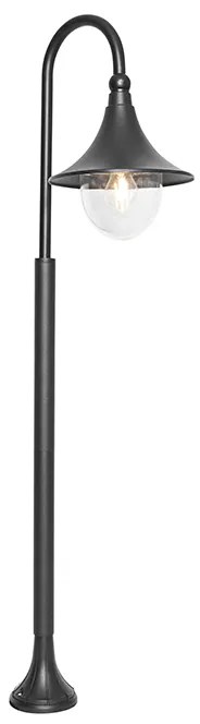 Lanterna de exterior clássica preta 125 cm IP44 - Daphne Clássico / Antigo