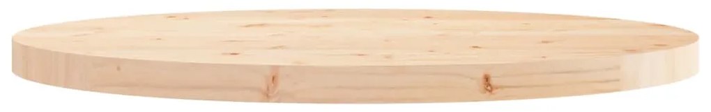 Tampo de mesa redondo Ø70x3 cm madeira de pinho maciça
