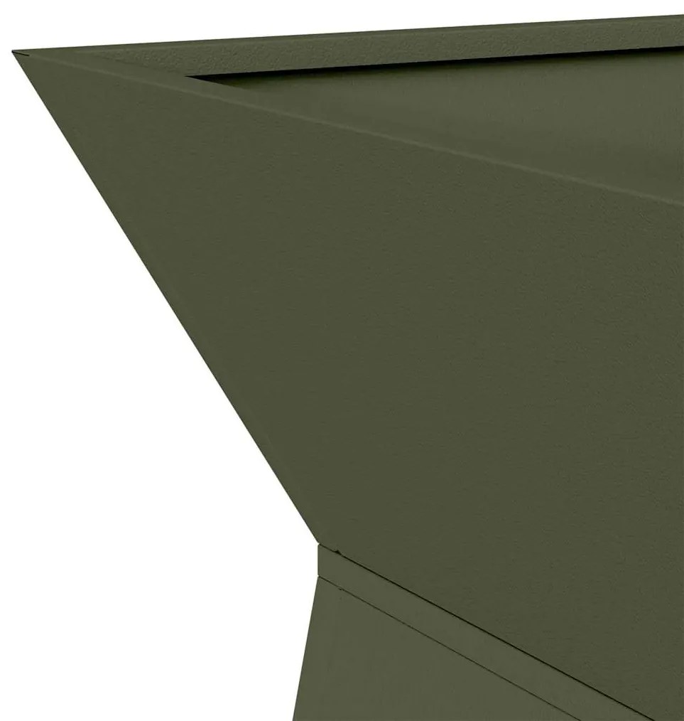 Suporte para Plantas Verde azeitona Metal 40 x 40 x 101 cm
