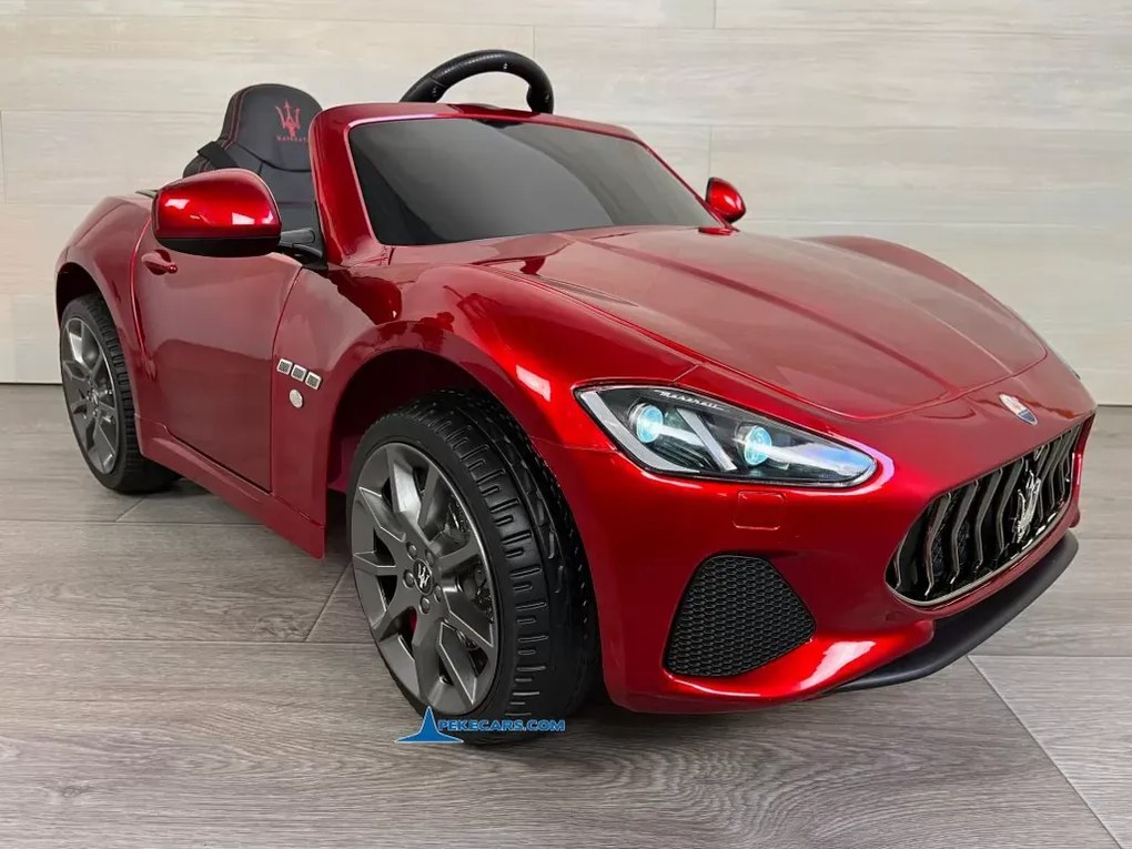 Carro elétrico para crianças Maserati GC Sport 12V 2.4G Vermelho Metalizado