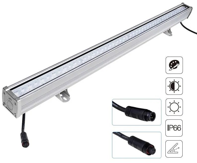 Projetor Foco linear FOKUA LED 24W, RGB+CCT, SYS-T1, RGB + Dual Branco Regulável