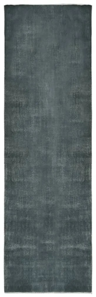 vidaXL Tapete/passadeira lavável poliéster 80x300 cm cinzento