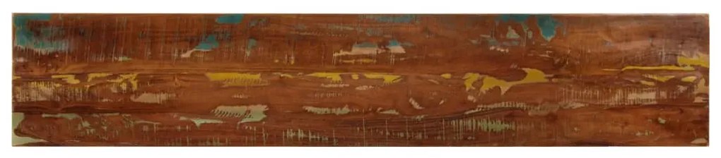 vidaXL Tampo de mesa retangular 160x20x2,5cm madeira recuperada maciça