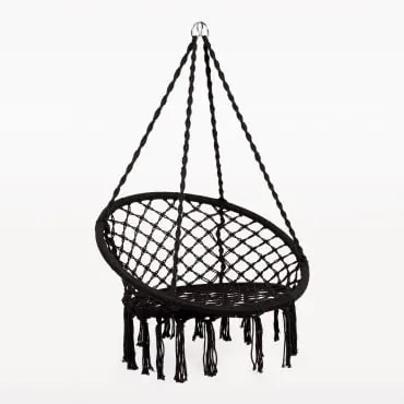 Cadeira Suspensa Bahli Preto - Sklum