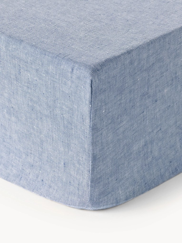 Lençol em linho com elástico para boxspring Linna