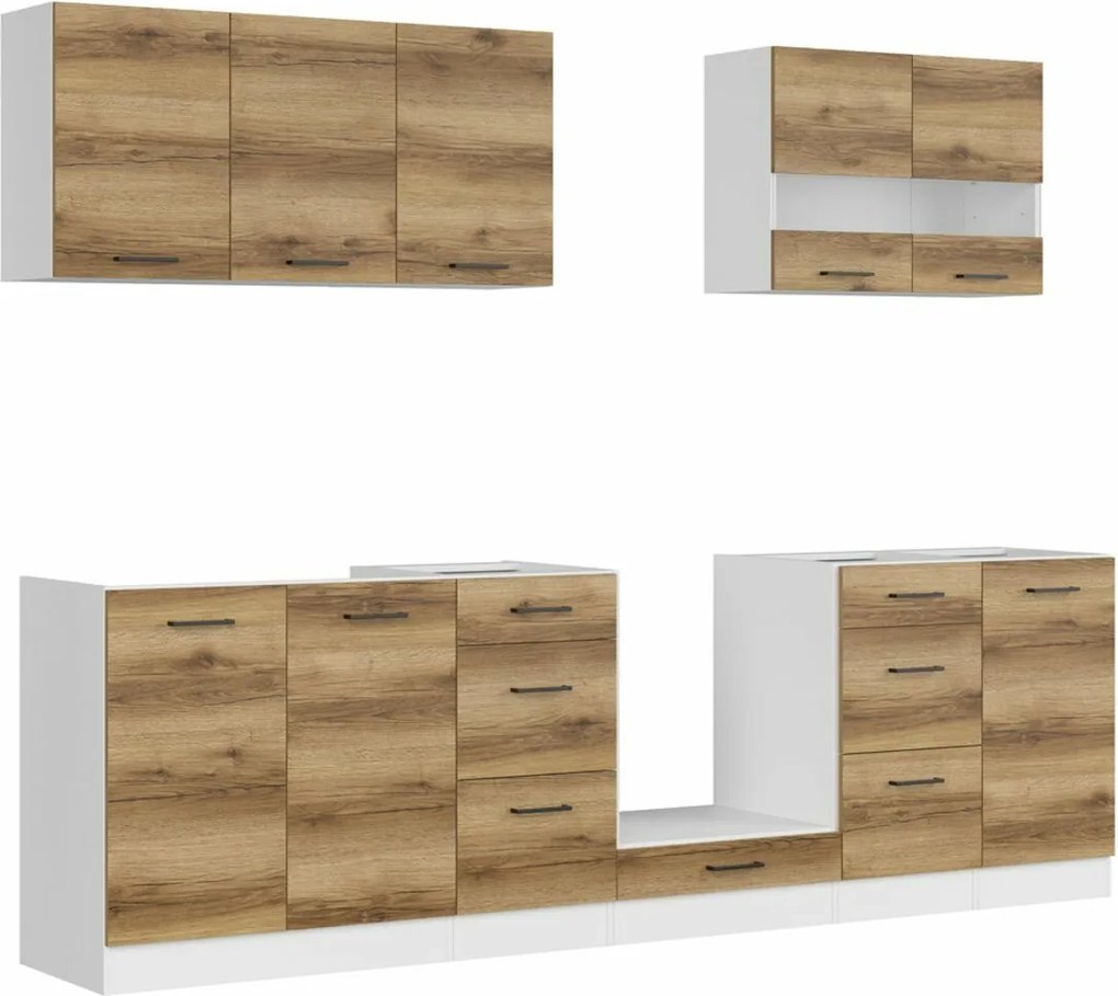 Conjunto de cozinha modular Dela 117
