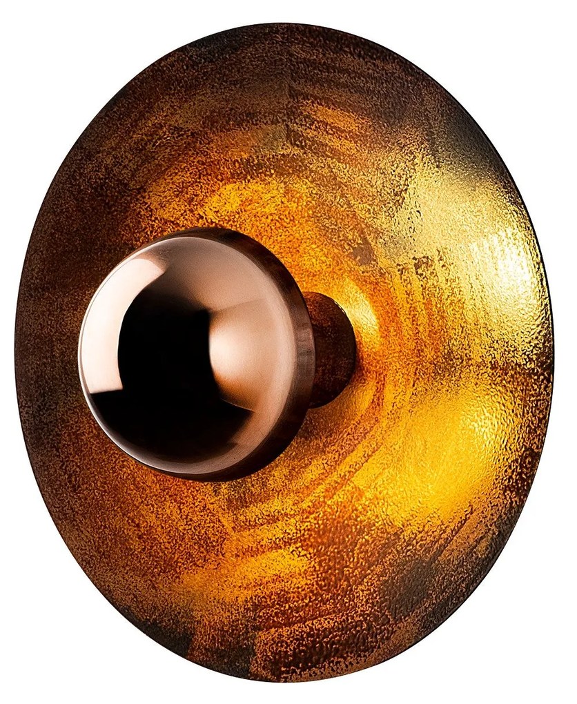Aplique de Parede Kurt – Cobre – 28 cm x 26 cm
