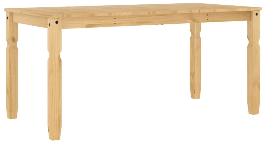Mesa de jantar Corona 160x80x75 cm madeira de pinho maciça