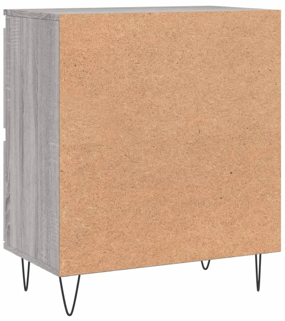 Aparador 60x35x70 cm derivados de madeira cinzento sonoma