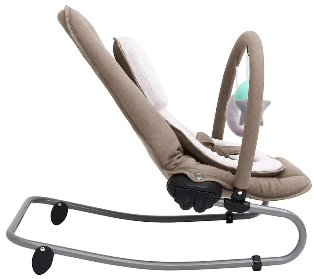 Baloiço de bebé aço cinzento-acastanhado