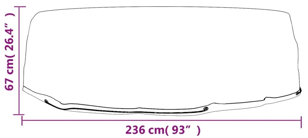 Capas p/ espreguiçadeira ilha 2 pcs 10 ilhós Ø236x67 cm redondo
