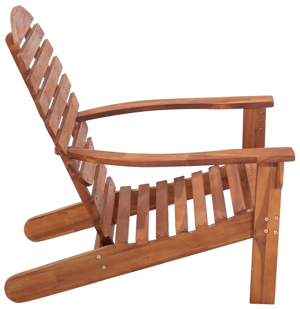 Cadeira Adirondack em madeira de acácia maciça