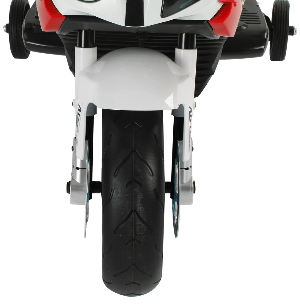 HomCom® Moto Eléctrica Infantil para Crianças 3-8 Anos Batería 12V 2 Motores com Luzes e Sons 110x47x69cm PP