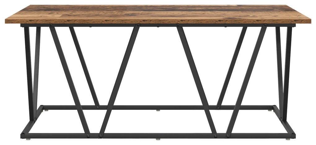 Mesa de Café vidaXL de Madeira Antiga 100x50x40 cm em Madeira Ingénua