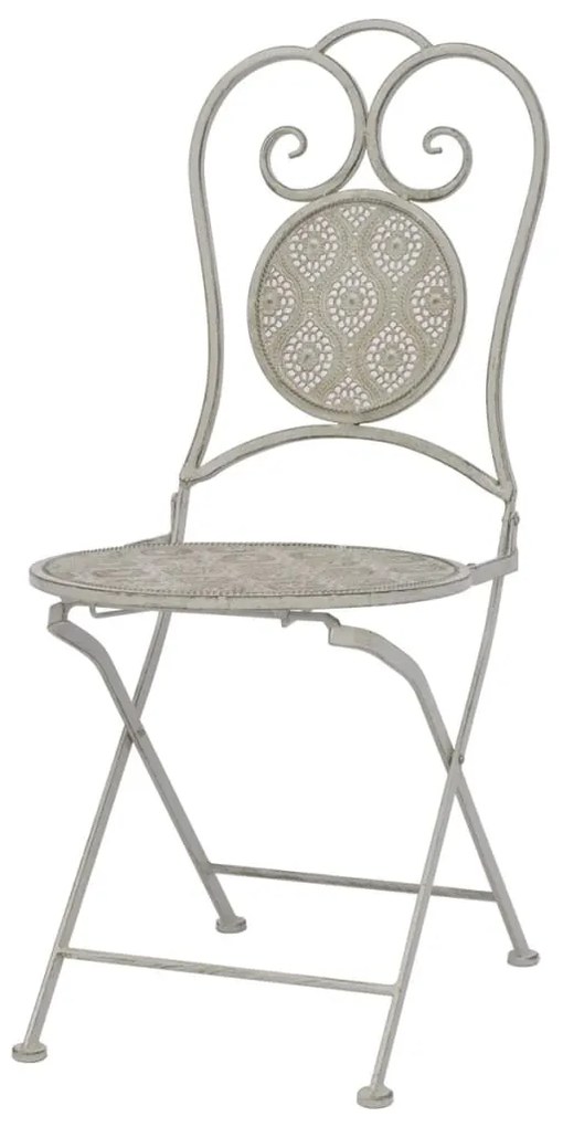 3 pcs conjunto bistrô aço cinzento