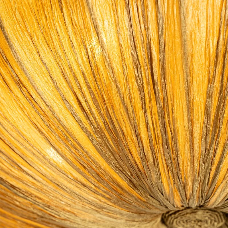 Candeeiro de teto design dourado 60 cm 5 luzes - Plu