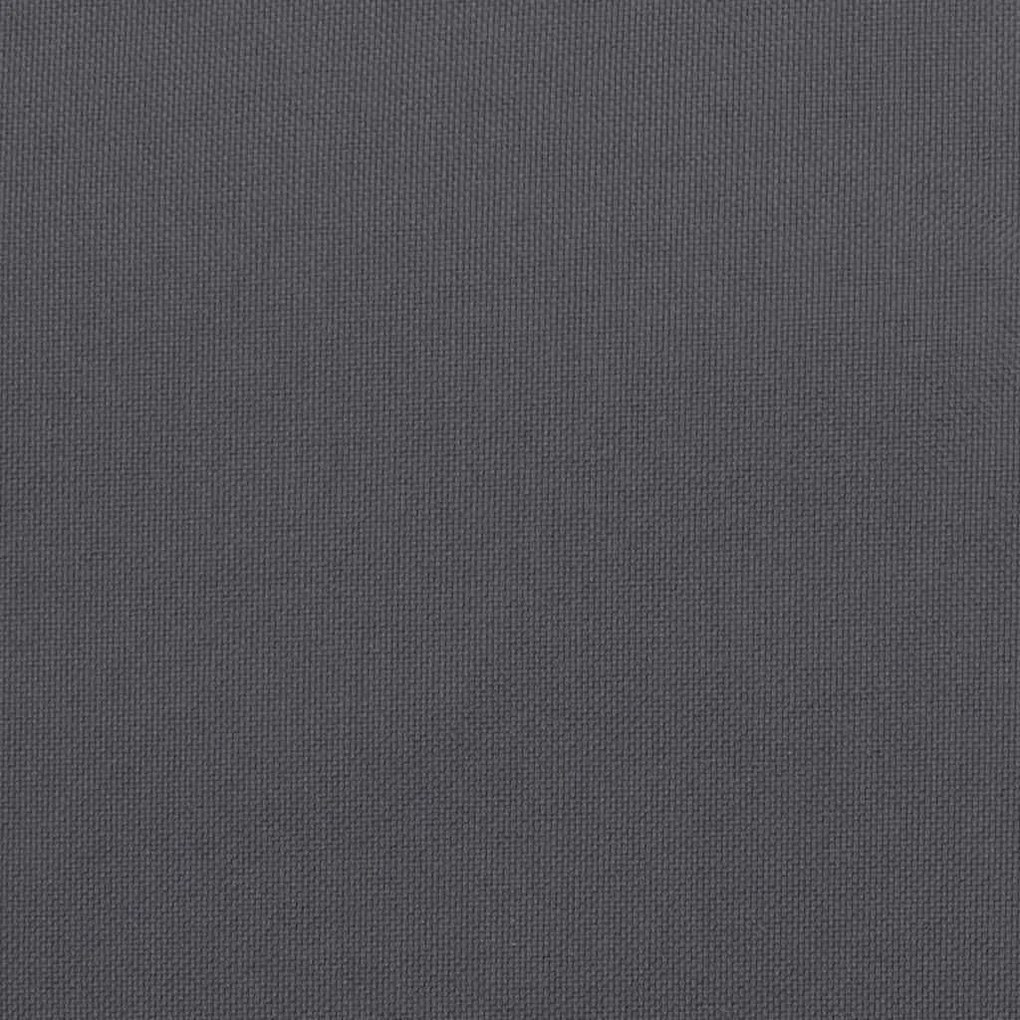 Almofadão banco jardim 100x(50+50)x7cm tecido oxford antracite