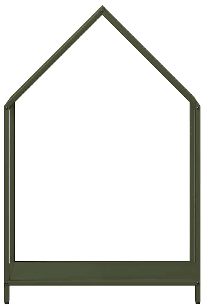 Suporte para lenha aço laminado a frio verde azeitona