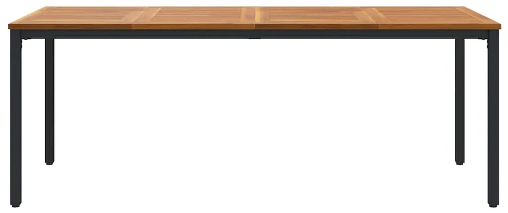 Mesa de Jardim 200 x 90 x 75 cm em Madeira de Acácia e Metal