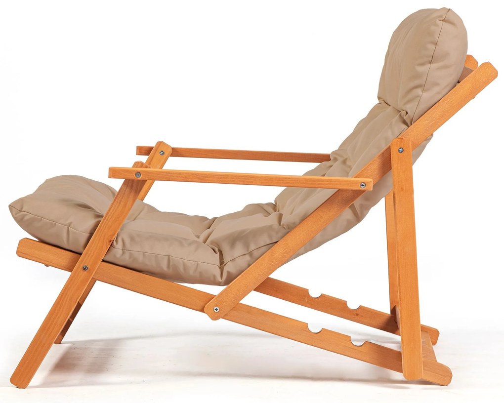 Cadeira de Jardim My008 – Castanho Natural – 50x81x50 cm | Tribo Home