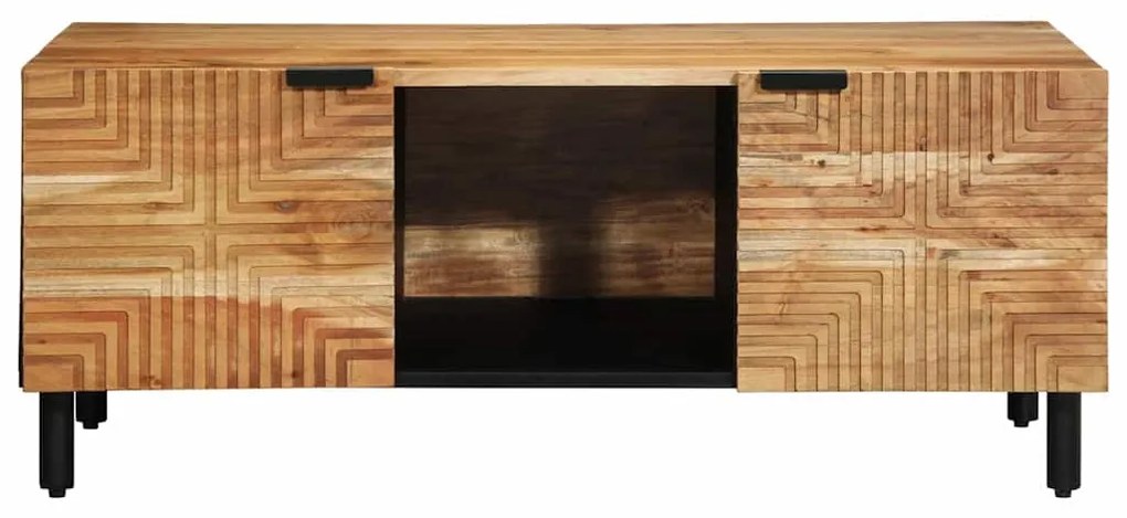 Mesa de centro vidaXL 100x54x40 cm Madeira de Acácia Sólida