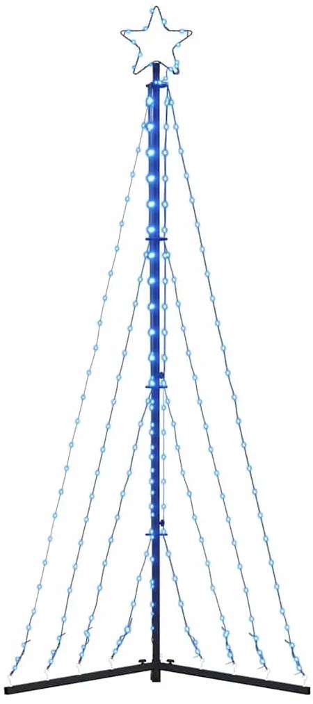 LED Árvore de Natal 339 LEDs Azul 187 cm