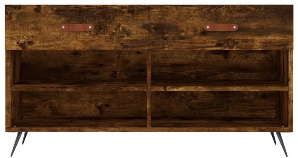 Banco sapateira 102x35x55 cm deriv. madeira carvalho fumado