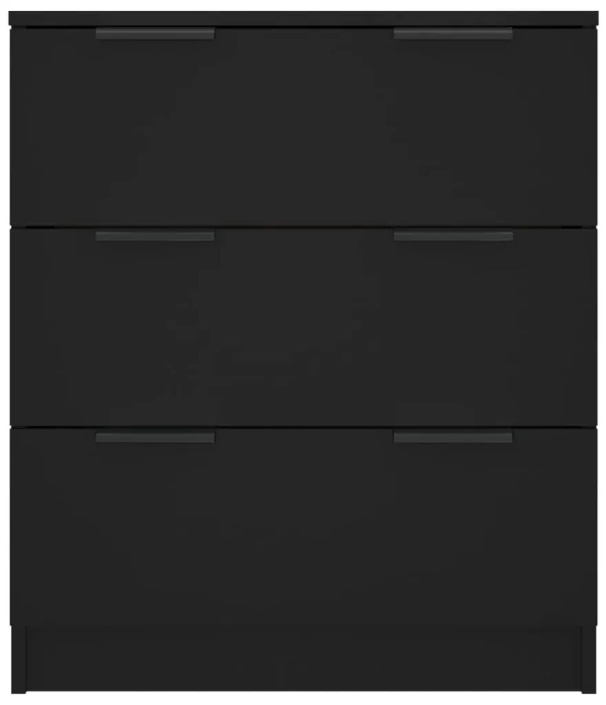 Aparador 60x30x70 cm derivados de madeira preto