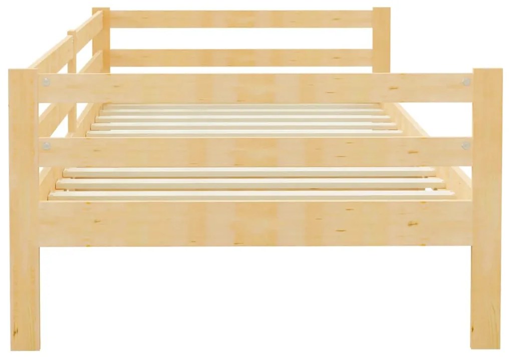 Sofá-cama pinho maciço 90x200 cm