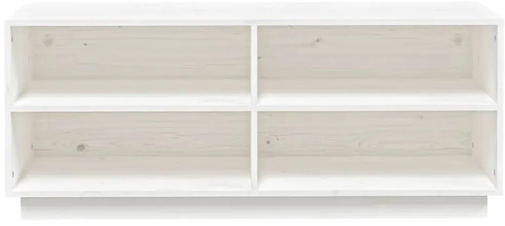 Sapateira 110x34x45 cm madeira de pinho maciça branco