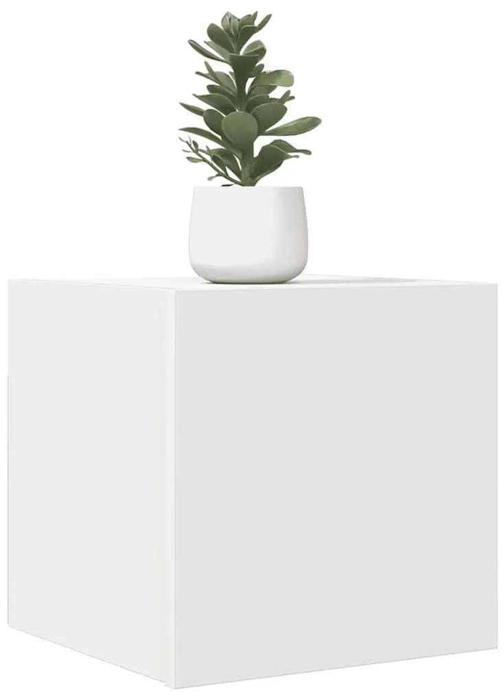 Armário de parede para TV 30,5x30x30 cm branco
