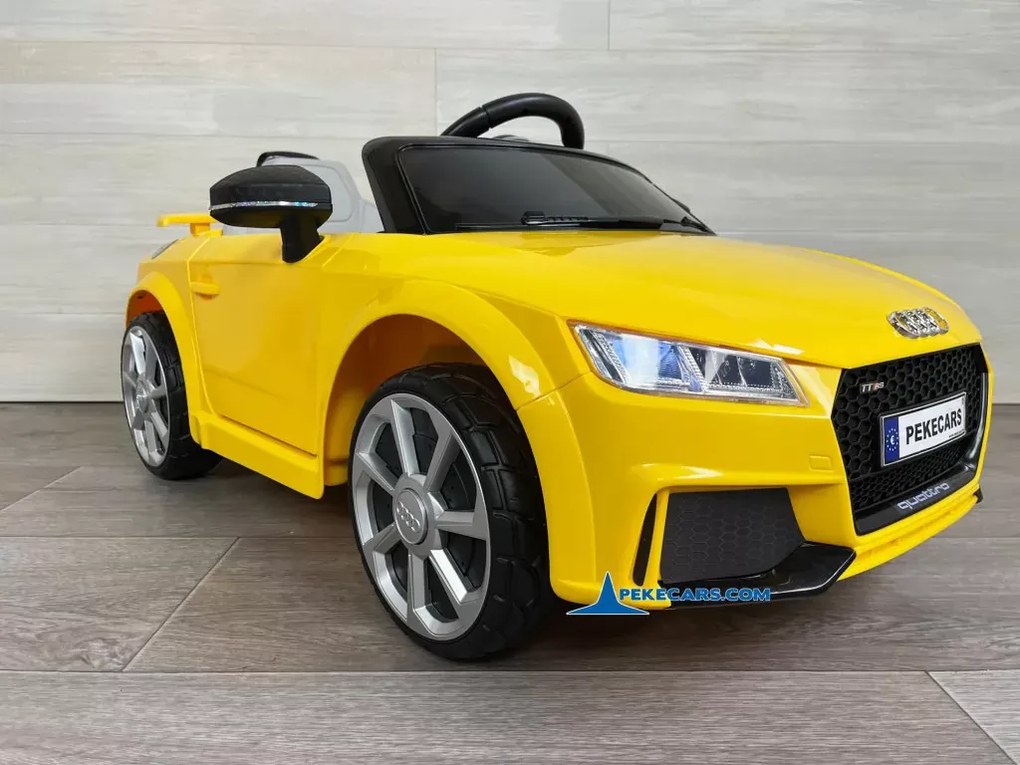 Carro elétrico para crianças AUDI TT RS 12V 2.4G Amarelo