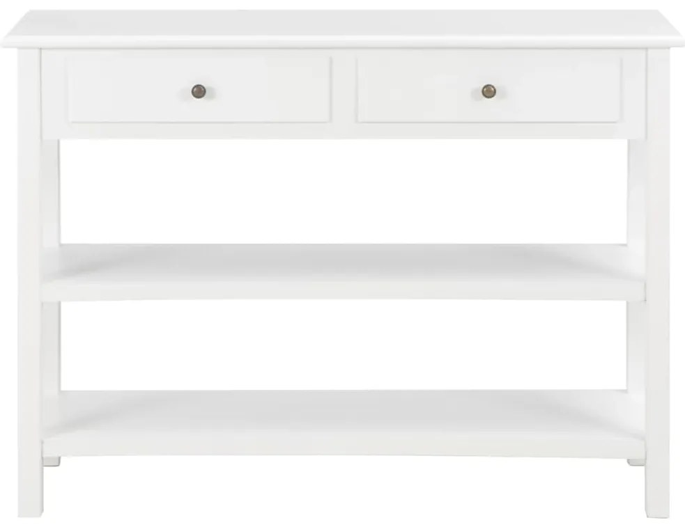 Aparador 110x35x80 cm MDF branco