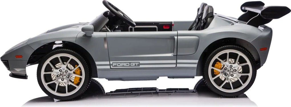 Carro elétrico para Crianças 24V 4x4 Ford GT Rodas Espuma EVA, assento couro ecológico Cinzento