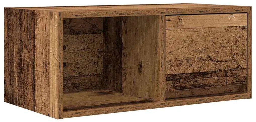 Móveis TV 2 peças madeira velha 60x31x25,5cm madeira trabalhada