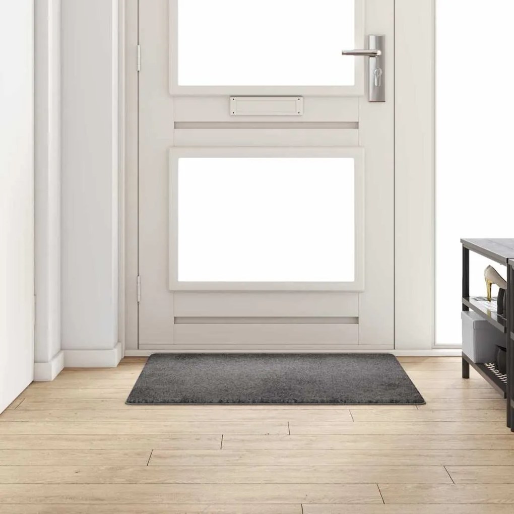 vidaXL Runner de Carpete Cinzeto 100 x 100 cm 100% Polipropileno Tuft