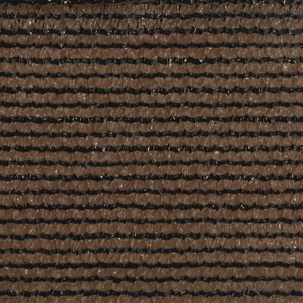 Para-sol estilo vela 160 g/m² 2,5x2,5x3,5 m PEAD preto