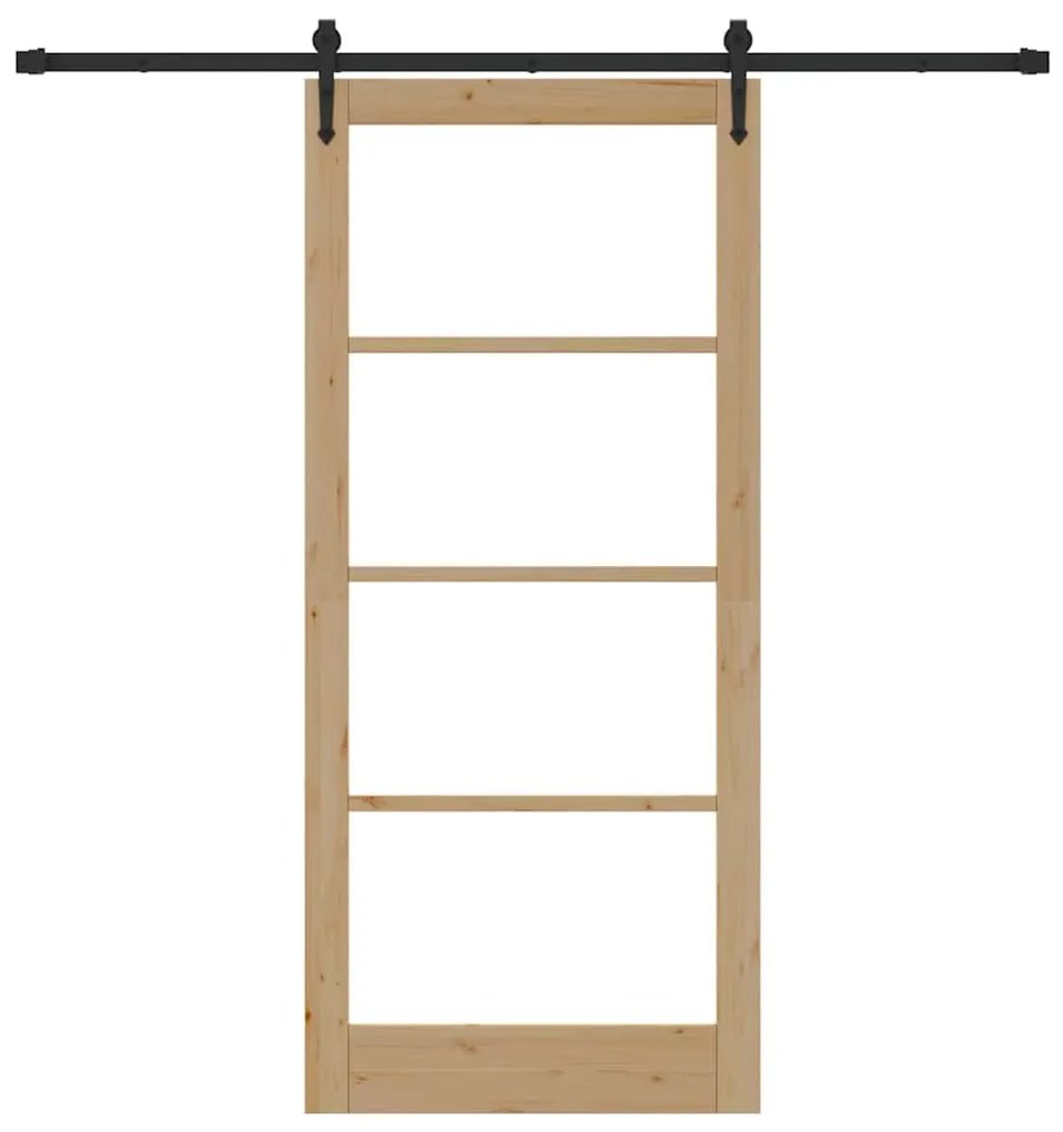 Porta Deslizante vidaXL com Conjunto de Ferragens "ORKDAL" 93x211 cm