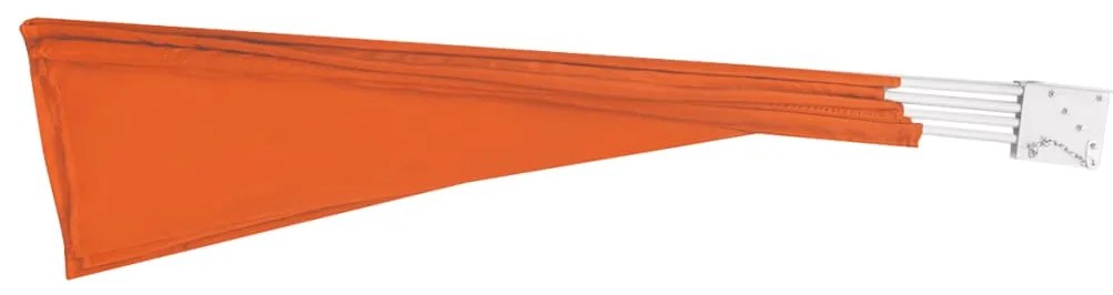Toldo lateral dobrável para varanda 210x210 cm terracota