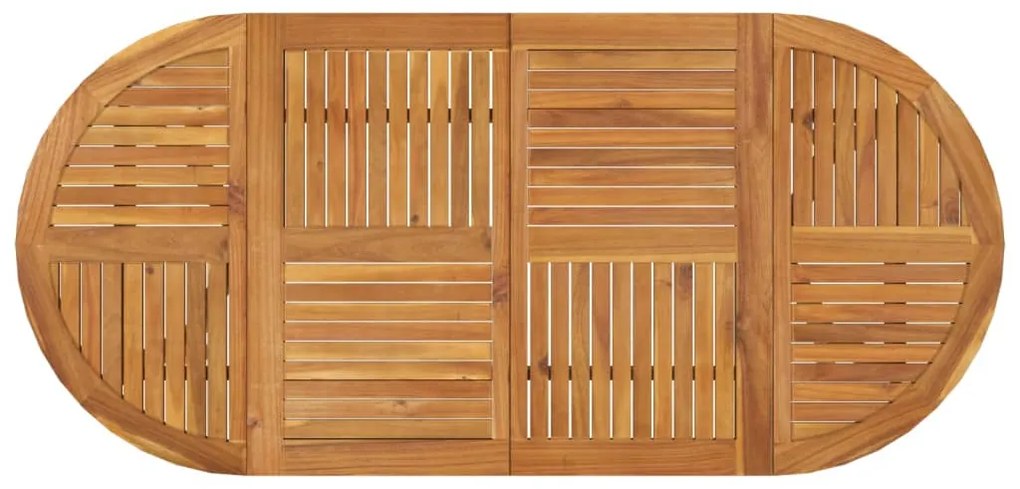 Mesa de jardim 200x90x75 cm madeira de acácia maciça