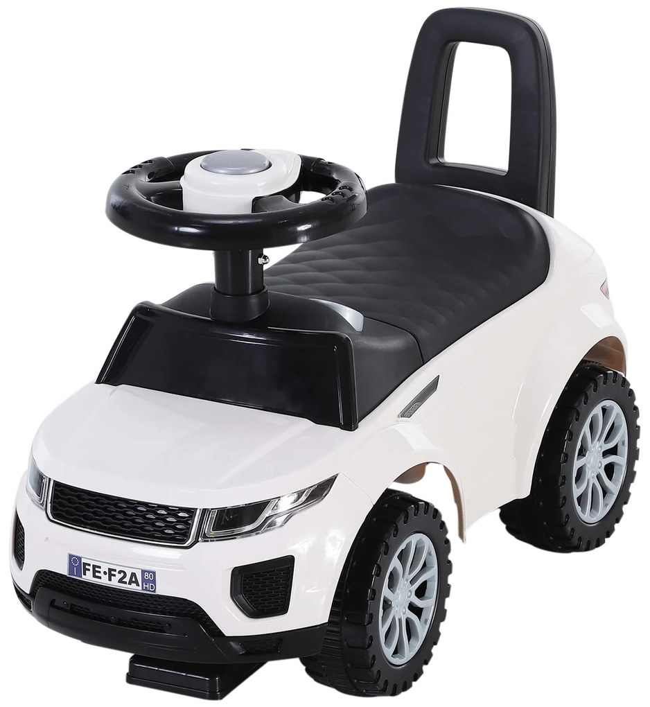 Quad andarilhos Carro Infantil sem Pedais para Bebê Estilo de Carreira de Andador de Brinquedo com Alto-falante 60x38x42cm